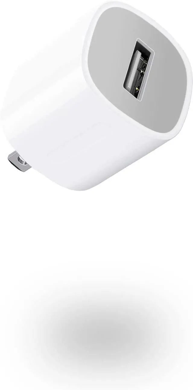 Main image of USB Wall Charger Small iPhone Charger Box Travel Plug Cube 5W Power Adapter for iPhone SE 2020/12 Pro Max/11 Pro Max/XR/X/8 Plus/7/6S/6S/6/5 Galaxy S7/S6/S5 Edge LG HTC Moto Kindle