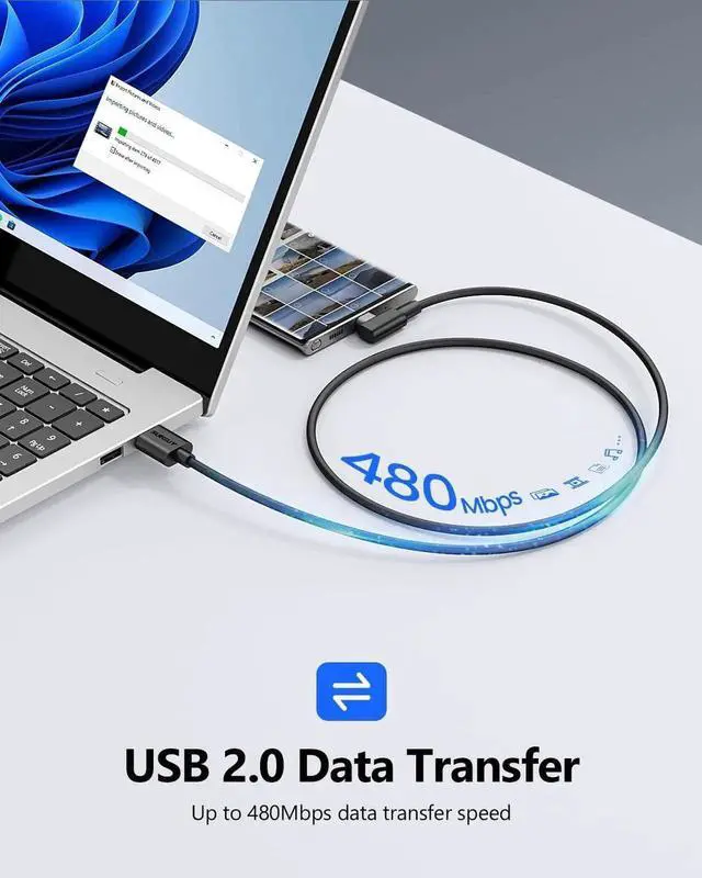 Alt view image 4 of 5 - JAENFONG USB C 90 Degree Cable 1FT 2-Pack Right Angle 3A USB 2.0 Type C Fast Charge & Sync Cord Compatible with Galaxy S20 S10 S9 S8 Plus S10E A10e A20 A50 A51 A71 Note 20 10 Moto G7 G8