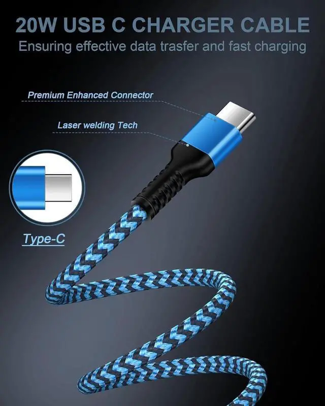 Alt view image 2 of 6 - 4 Pack/6FT Android Charger Fast Charging Android Charging Cable for iPhone 16e/16 Pro/16 Pro Max/16 Plus/15 Pro Max/15Pro/15 Plus C to C Cord Auto Car Charger Galaxy S25 Ultra S24 Plus A15 A16 A17