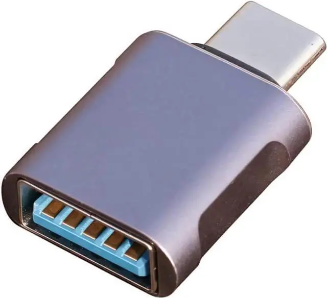 Alt view image 3 of 7 - JAENFONG 10 Pack Up to 10Gbps/120W Usbc to USB Adapter USA to USB-c adopters U sb to USB C Connector Type C Male to a Female Adapter for Charger Phone 15/16 PC Laptop Tablet Keyboard etc Navy Blue