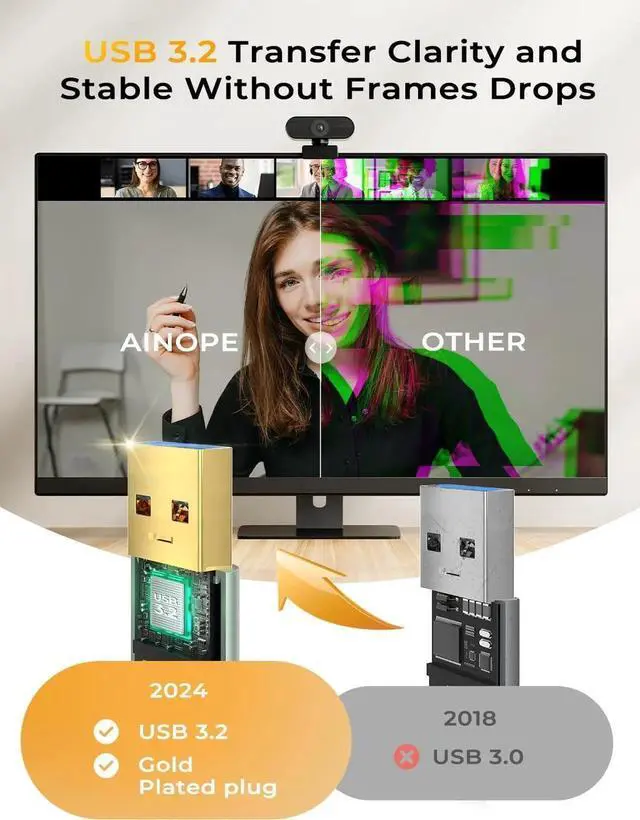 Alt view image 6 of 7 - JAENFONG  USB Extension Cable USB Extender USB 3.0 Extension Cable Male to Female Cord High Data Transfer Compatible with Webcam USB Keyboard Flash Drive Hard Drive Printer 10FT Grey