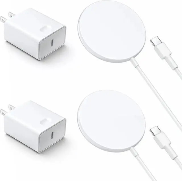 Main image of Magnetic Wireless Charger for iPhone 16 15 Wireless Charger with 20W PD USB C Charger 2 Pack Compatible with Magsafe Charger for iPhone 16/16 Pro/16 Pro max/15/15Pro/15Promax/AirPods3