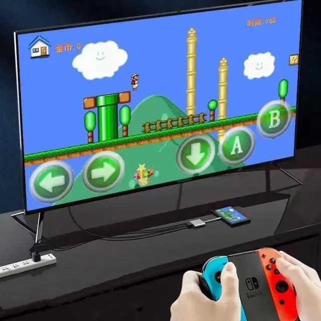 Alt view image 3 of 6 - JAENFONG USB C to HDMI USB C USB3.0 Adapter Triple Display Adapter USB C Adapter USB C Hub with HDMI USB C USB3.0 Docking Station 4K @60hz for Laptops HP Surface Thinkpad Chromebook