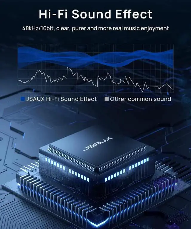 Alt view image 6 of 7 - JAENFONG USB to 3.5mm Jack Audio AdapterUSB to Audio Jack Adapter Headset TRRS 4-Pole Female External Stereo Sound Card for Headphone Mac PS4 PC Laptop Desktops and More -Grey/0.6FT