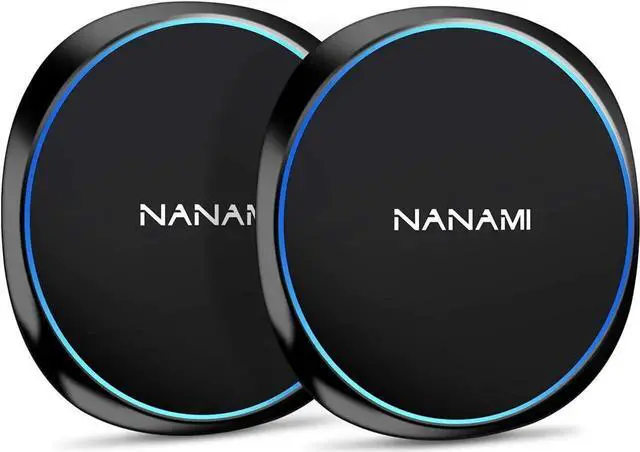 Main image of Fast Wireless Charger [2 Pack] - Qi Certified Wireless Charging Pad for iPhone 16/16 Plus/16 Pro/16 Pro Max/15/14/13/13 Pro/12 10W for Galaxy S24/S24 Ultra/S23/S22/S21/S20 New Airpods