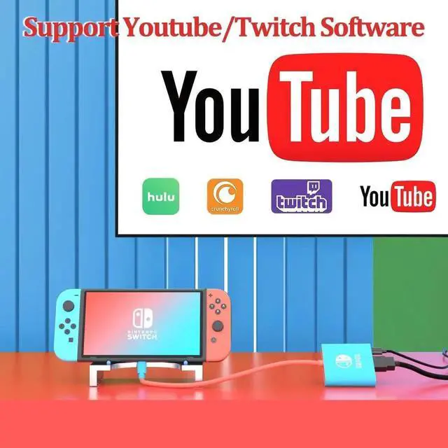 Alt view image 4 of 6 - JAENFONG Switch Dock for Nintendo Switch Tv Adapter Portable Switch Docking Station Switch TV Adapter Compatible Steam Deck/Switch OLED USB C to HDMI Adapters Support 4K/1080P Switch TV Dock Mode
