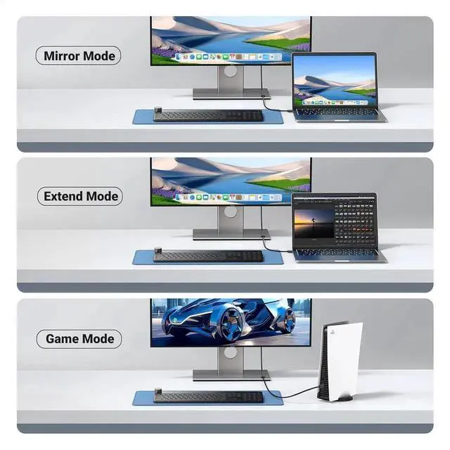 Alt view image 2 of 7 - JAENFONG HDMI Extension Cable 4K HDMI Extender 1.5FT Male to Female Adapter Cord Compatible with TV Stick PS5 PS4 Xbox Laptop PC Nintendo Switch 2 Blu Ray Player Google Chromecast Wii U HDTV