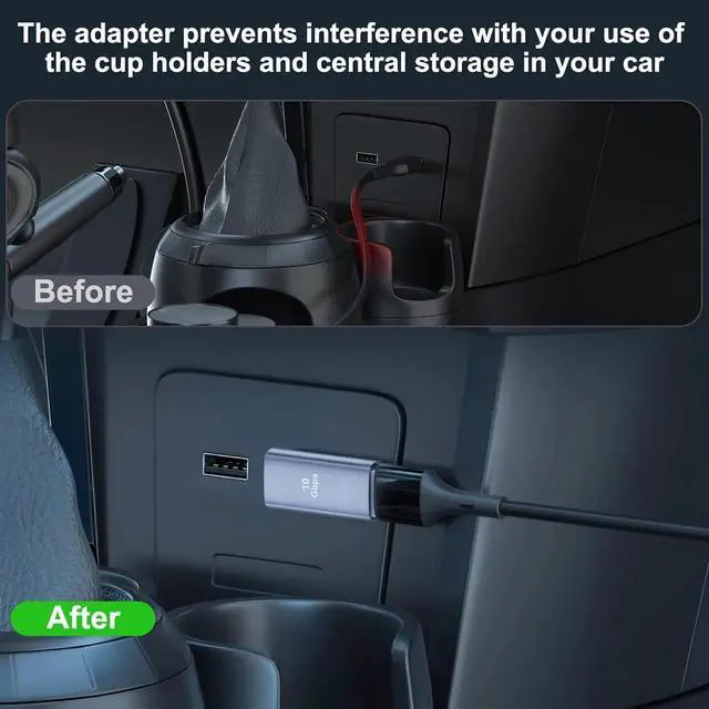 Alt view image 6 of 7 - JAENFONG 4 Pack USB 3.1 90 Degree Adapter 2*Left Angle&2*Right Angle USB A Male to Female Adapter for PC Laptop USB A Car Charger Power Bank and Most USB Devices