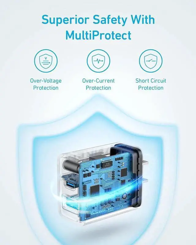 Alt view image 7 of 7 - iPhone 16 Charger 2-Pack 20W Fast USB C Charger Block for iPhone 16/16 Pro Max/15 Series/iPad Pro and More (Black 2 Pack & 2 Cable)