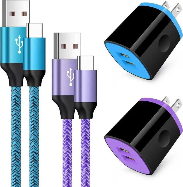 Main image of Type C Charger Fast Charger Block Wall Plug Android USB C Cord C Charger Cable Fast Charging for Galaxy S23 S22 S21 Ultra/S21 Plus/S21/S20/S20 FE/S10/S9/A10e/A32/A71/Note 20 10 9 Moto G8/G7