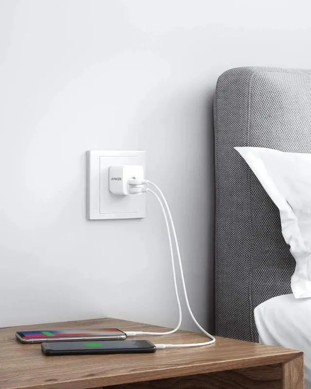 Alt view image 4 of 7 - 2-Pack Dual Port 12W USB A Charger Block with Foldable Plug Charging Box Brick Cube for iPhone 16 15 14 13 12 Pro Max Galaxy S22 S21 Note 20