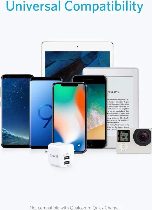 Alt view image 5 of 7 - 2-Pack Dual Port 12W USB A Charger Block with Foldable Plug Charging Box Brick Cube for iPhone 16 15 14 13 12 Pro Max Galaxy S22 S21 Note 20