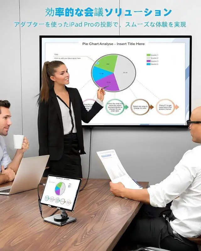 Alt view image 4 of 7 - JAENFONG USB C to HDMI Adapter High Speed 4K USBC to HDMI Cable for Thunderbolt 3/4 HDMI to USB C Adapter with iPhone 16 15 Pro Max MacBook Pro Air iPad Pro iMac Galaxy S XPS Surface Book 3 and More