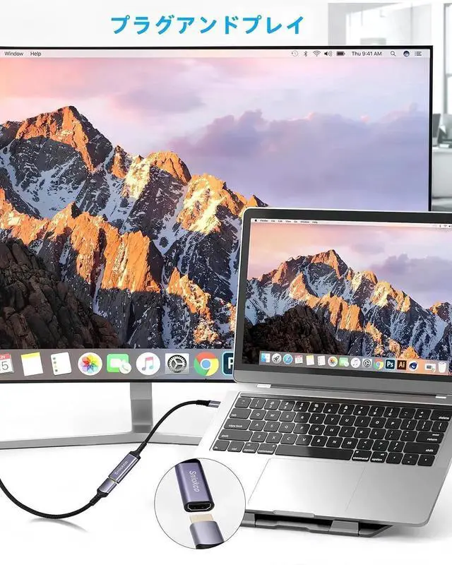 Alt view image 7 of 7 - JAENFONG USB C to HDMI Adapter High Speed 4K USBC to HDMI Cable for Thunderbolt 3/4 HDMI to USB C Adapter with iPhone 16 15 Pro Max MacBook Pro Air iPad Pro iMac Galaxy S XPS Surface Book 3 and More