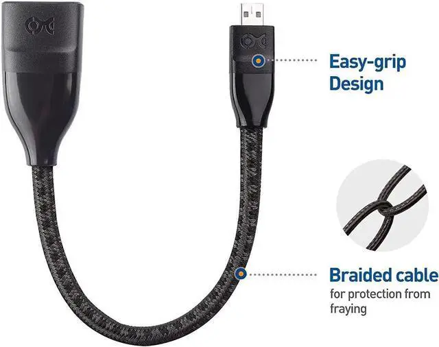 Alt view image 6 of 7 - JAENFONG 2-Pack 8K@60Hz / 4K@240Hz Micro HDMI to HDMI Adapter - 6 Inches with HDMI2.1 & HDR Support for Raspberry Pi 4 (RPI4) Raspberry Pi 5 (RPI5)