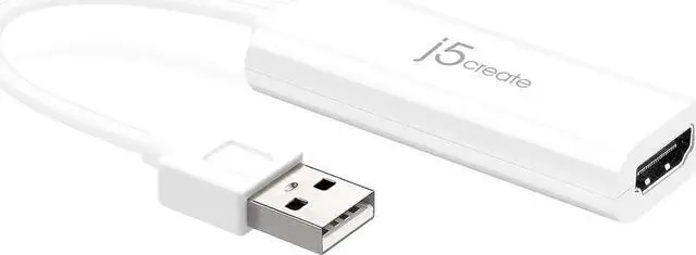 Alt view image 6 of 7 - JAENFONG USB to HDMI Display Adapter- USB to HDMI 1080P Cable Converter Adapter for Windows (JUA195)