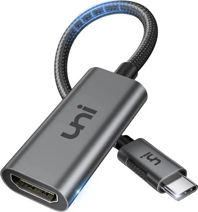 Main image of JAENFONG USB-C to HDMI Adapter 4K@60Hz Thunderbolt 3/4 to HDMI Adapter Type C HDMI Converter Compatible with MacBook Pro/Air 2022 iPad Pro/Air Surface Laptop XPS Chromebook Galaxy & More