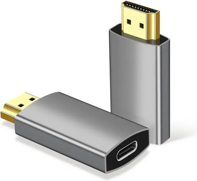 Main image of JAENFONGUSB C Female to HDMI Male Adapter 4K@60Hz Uni-Directional USB Type C Source to HDMI 2.0 Display Converter Thunderbolt 3/4 to HDMI for Mac-Book Pro/Air Galaxy Surface i-Phone 16 Series - 1 Pack