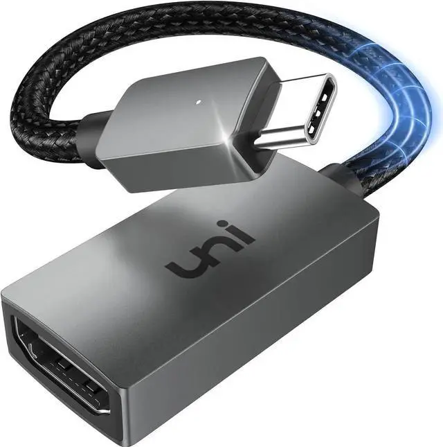 Main image of JAENFONG USB C to HDMI Adapter 4K High Speed HDMI to USB-C Adapter Type C (Thunderbolt 3/4) HDMI Converter Compatible with MacBook Pro/Air Chromebook XPS Surface iPhone 15 Pro/Max Galaxy S23