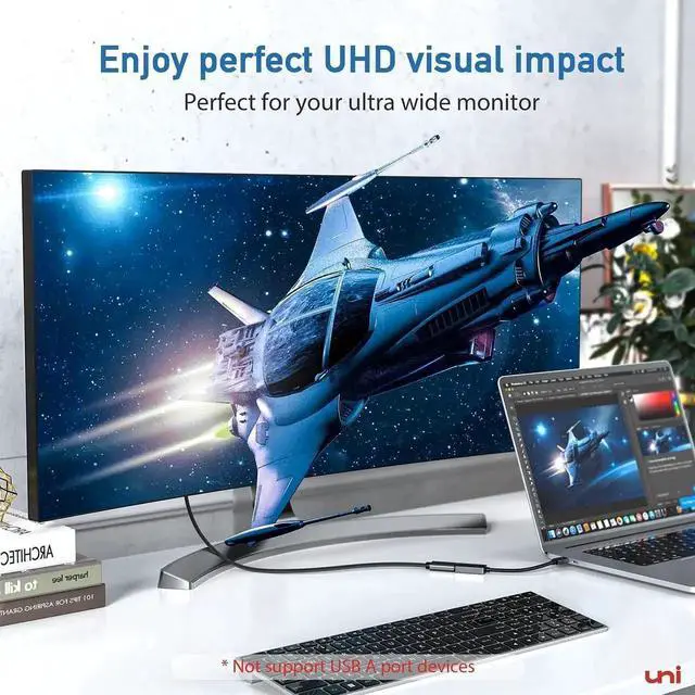 Alt view image 7 of 7 - JAENFONG USB C to HDMI Adapter 4K High Speed HDMI to USB-C Adapter Type C (Thunderbolt 3/4) HDMI Converter Compatible with MacBook Pro/Air Chromebook XPS Surface iPhone 15 Pro/Max Galaxy S23