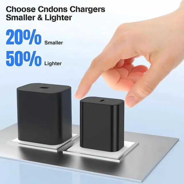 Alt view image 5 of 7 - 45W USB-C Charger for Charger Super Fast Charging Type C Charging Block &6FT USBC Android Phone Cable Cord 2Pack for Galaxy S25 Ultra/S25 S24 S23 S22 S21 S20 S10 Ultra/Plus Galaxy Tab S9 S8