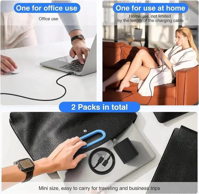 Alt view image 4 of 7 - 45W USB-C Charger for Charger Super Fast Charging Type C Charging Block &6FT USBC Android Phone Cable Cord 2Pack for Galaxy S25 Ultra/S25 S24 S23 S22 S21 S20 S10 Ultra/Plus Galaxy Tab S9 S8