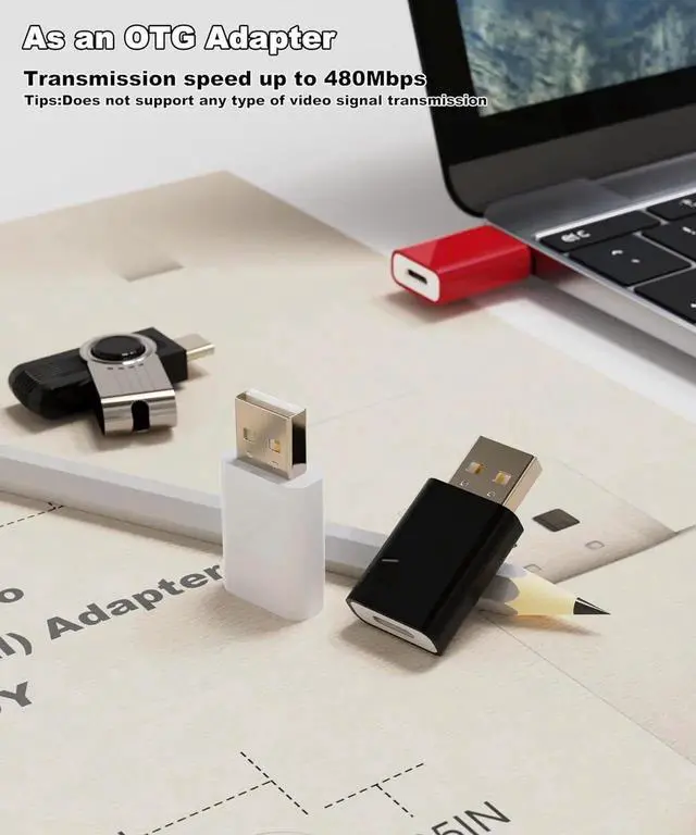 Alt view image 6 of 7 - JAENFONG USB to USB C Adapter[Mfi Certified] USB-C Female to USB Male Charger Converter for MagSafe Watch 10/9/8/7/SE/Ultra Car iPhone 16 15 14 13 Mini Pro Max iPad Galaxy Pixel CarPlay