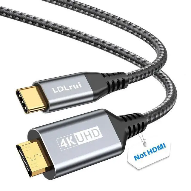 Main image of JAENFONG 4K USB C to Mini HDMI Cable 3.3FT Supports 4K@60Hz 2K@120Hz High Speed Type-C to Mini HDMI Uni-Directional Cord for Steam Deck ROG Ally Laptop MacBook KYY ARZOPA MNN Portable Monitor