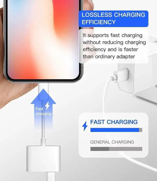 Alt view image 4 of 7 - Certified Lightning Male to USB Female Adapter OTG and Charger Cable for iPhone 11 12 Mini max pro xs xr x se 7 8plus Ipad air A Camera Memory Stick Flash Drive Cord Converter Charging Splitter