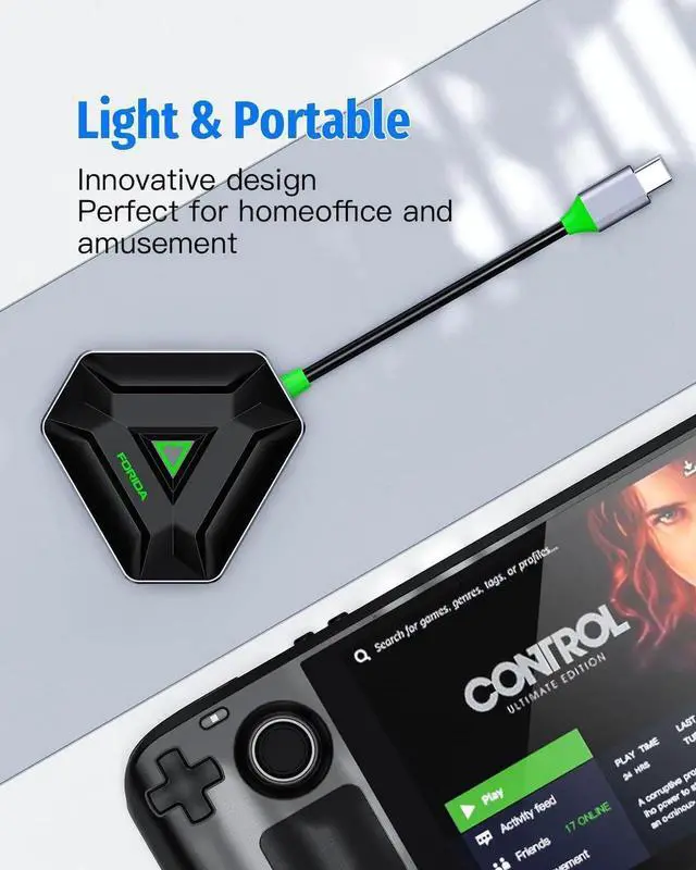 Alt view image 6 of 7 - JAENFONG USB C Hub USB C Docking Station with 3 USB A 3.0 4K HDMI SD/TF Card Reader USB Adapter Compatible for MacBook//HP/and More Type-C Devices