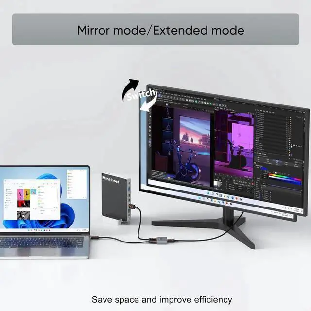 Alt view image 2 of 7 - JAENFONG 4K HDMI Cable 0.5FT 2-Pack 6 Inch High Speed 18Gbps HDMI 2.0 Cord Support 4K@60Hz / 2K@144Hz HDR10 Dolby ARC HDCP 2.2 for TV Monitor PC Laptop HDMI Switch HDMI Splitter KVM Projector