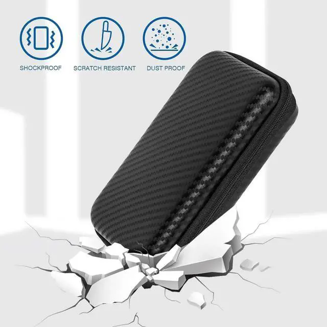 Alt view image 3 of 6 - JAENFONG Portable Solar Charger Storage Box Power Bank Hard Travel Case Compatible with Rasbes Solar Charger 38800mAh Compatible with Durecopow Solar Charger 20000mAh (Black)