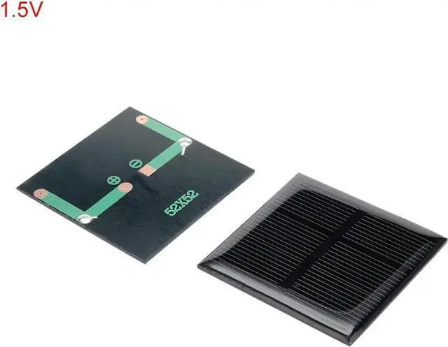 Alt view image 5 of 7 - JAENFONG 5Pcs 1.5V Poly Mini Solar Cell Panel Module DIY for Light Toys Charger 52mm x 52mm