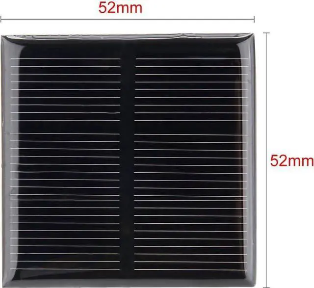 Alt view image 6 of 7 - JAENFONG 5Pcs 1.5V Poly Mini Solar Cell Panel Module DIY for Light Toys Charger 52mm x 52mm