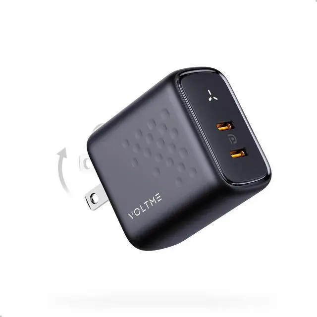 Main image of USB C Charger 35W USB Wall Charger Block PPS Dual USB-C Port Compact Foldable Power Adapter for MacBook Air iPhone 14/13/Mini/Pro/Pro Max iPad Pro/Air Galaxy and More