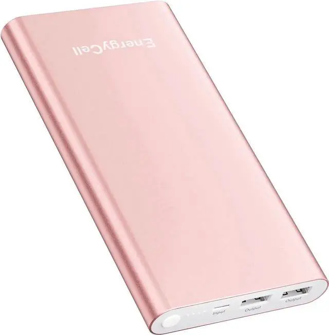 Main image of JAENFONG Pilot 4GS Portable Charger 12000mAh Fast Charging Power Bank Dual 3A High-Speed Output Battery Pack Compatible with iPhone 16 15 14 13 12 11 and More (Rose Gold)