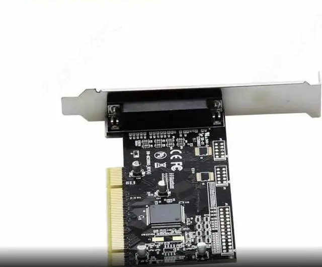 Alt view image 4 of 6 - JAENFONG 1 Port DB25 25Pin Parallel Port LPT Printer Expansion Card PCI to DB25 Adapter Controller Riser Card Chipset AX9865 for Desktop