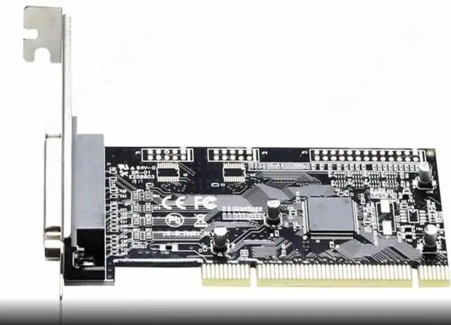 Alt view image 6 of 6 - JAENFONG 1 Port DB25 25Pin Parallel Port LPT Printer Expansion Card PCI to DB25 Adapter Controller Riser Card Chipset AX9865 for Desktop