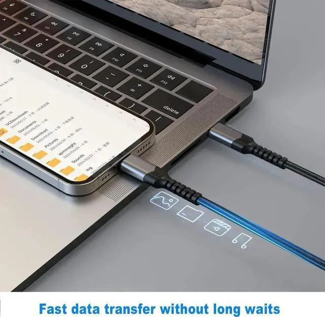 Alt view image 3 of 6 - JAENFONG USB to USB C Cable[2park 4FT] USB Type C Fast Chargr Cable 3.1A Braided USB A to Type-C Charger Cable for iPad iphone15 Galaxy Note Pixel One Plus etc