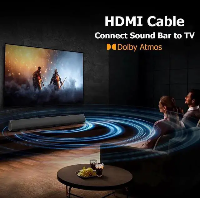 Alt view image 7 of 7 - JAENFONG HDMI Cable 4 FT 4-Pack 4K HDMI 2.0 Cable 4FT Shielded HDMI 2.0 CL3 Rated Cord for Smart Monitor with Streaming TV 4K 1080P@144Hz ARC & CL3 Rated | for Laptop Monitor PS5 PS4 Xbox Soundbar