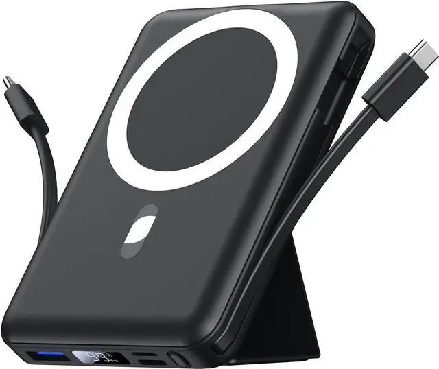 Main image of for Magsafe Battery Pack 10000mAh Magnetic Power Bank 22.5W PD Fast Charging with USB-C Cable LED Display Wireless Portable Charger for Magsafe with Stand for iPhone 16/15/14/13/12/Pro/Pro Max