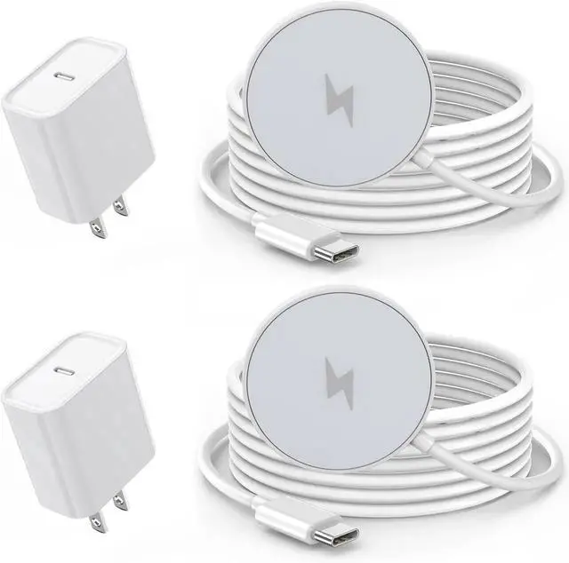 Main image of Magnetic Wireless Charger for iPhone 16 15 2Pack 6FT 15W Fast Mag-Safe Charger with USB C Fast Charging Block Adapter for iPhone 16/16 Pro/Pro Max/15/14/13/12/Plus/Pro/Pro Max AirPods 3/2/Pro 2