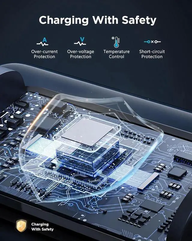 Alt view image 7 of 7 - Charging Station for Multiple Devices : 3 in 1 Magnetic Wireless Charger Stand for Mag Safe iPhone - Nightstand Charging Dock for iPhone 16 15 14 13 12 Pro Max Plus Watch Airpods