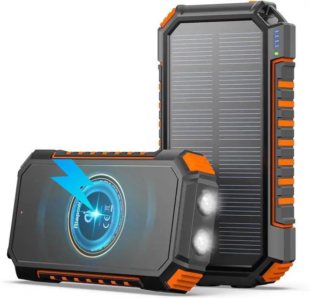 Main image of JAENFONG Solar Power Bank 26800mAh - Wireless Portable Charger with USB C Input/Output Fast Charge - 3.0A Solar Charger External Battery with Flashlight for Phone Tablet and Camping Outdoors