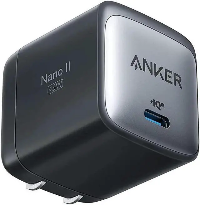 Alt view image 6 of 6 - USB C Charger 713 Charger (Nano II 45W) GaN II PPS Fast Compact Foldable Charger for MacBook Pro Galaxy iPhone 15 Steam Deck and More