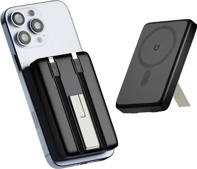 Alt view image 2 of 7 - JAENFONG Magnetic Portable Charger Power Bank: 10000mAh Magnetic Battery Pack Cell Phone Wireless Fast Charging Pad for iPhone 16e 16 15 14 13 12 Pro Max Plus Mini - for Travel and Business Trip