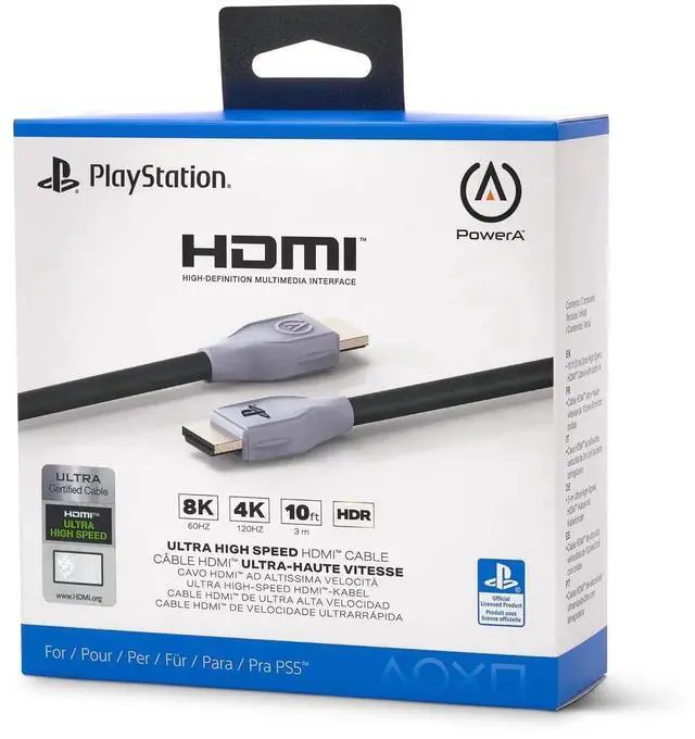 Alt view image 5 of 6 - JAENFONG Ultra High Speed HDMI Cable for PlayStation 5 Cable HDMI 2.1 PS5 Officially Licensed