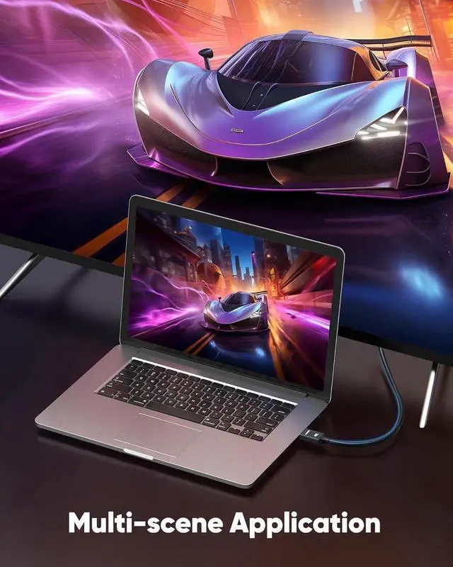 Alt view image 6 of 7 - JAENFONG 4K Long HDMI Cable 50ft/15M in-Wall CL3 Rated HDMI Cable 2.0 Support (HDR10 8/10bit 18Gbps HDCP2.2 ARC) High Speed HD Shielded Cord Compatible for TV Laptop PC HDTV