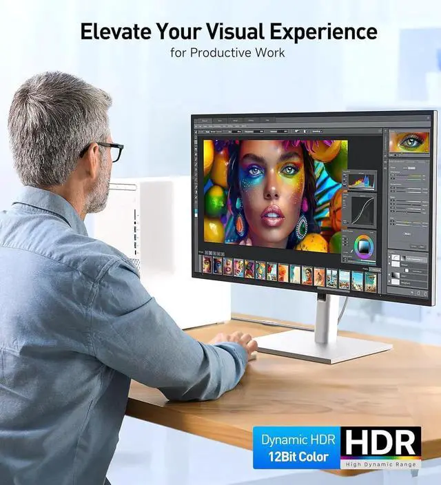 Alt view image 3 of 7 - JAENFONG [Ultra High Speed HDMI Certified] 3-Pack 48Gbps 8K HDMI Cable 6.6 ft / 2m with 8K@60Hz 4K@240Hz and HDR Support for PS5 Xbox Series X/S RTX3080/3090 RX 6800/6900 TV