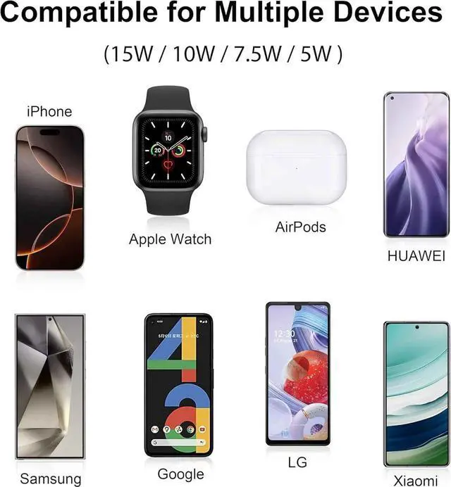 Alt view image 2 of 5 - 15W Wireless Charging Mouse Pad with Wrist Support Fast Qi Wireless Charger Mouse Mat for iPhone 16/15/14/13/12/12 Pro/11/11Pro/XR/Xs/X Galaxy S10/S9/S8 Plus Note 9/8 Multiple Devices